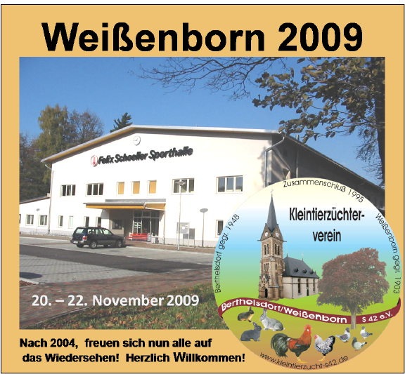 Begr��ung an der Ausstellungshalle mit Vereinslogo
